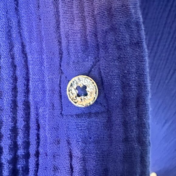 D-7 Chico's Navy Blue dress Sz 0 - Picture 5 of 7